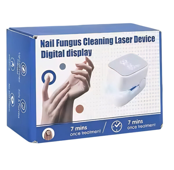 Dispositivo antifúngico a laser – embalagem