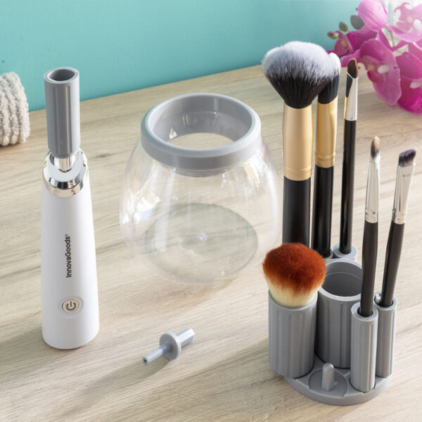 Kit completo de limpador e secador automático com pincéis organizados, ideal para idosos Limpador-e-secador-automatico-de-pinceis-de-maquiagem-Maklin-INNovaGoodes-6.jpg