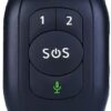 Relógio inteligente SOS 4G com GPS preciso e botão de emergência para segurança de idosos
