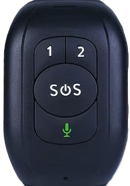 Relógio inteligente SOS 4G com GPS preciso e botão de emergência para segurança de idosos