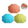 Guarda-sol colorido dobrável com proteção UV, ideal para praia, jardim e espaços ao ar livre