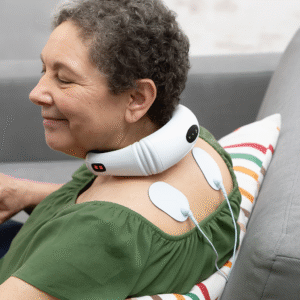 Aparelho de Massagem Eletromagnética para Pescoço e Costas