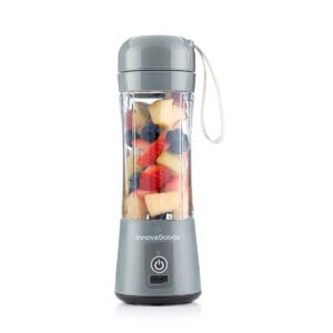 Liquidificadora de Copo Portátil Recarregável InnovaGoods com frutas frescas – 380 ml