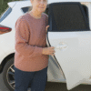 Proteção Solar Inteligente para Automóvel com Instalação Simples 2 uds