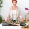 Cadeira de Chão Reclinável Sitinell InnovaGoods para conforto e relaxamento de idosos