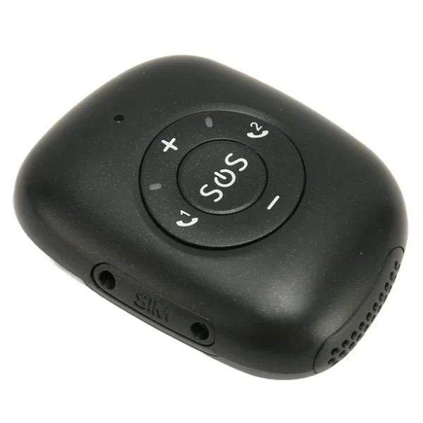 Localizador pessoal GPS 4G com botão SOS para idosos, portátil e resistente