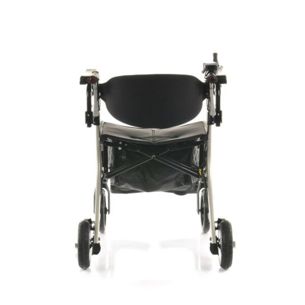 Cadeira elétrica dobrável para idosos com assento confortável Cadeira elétrica dobrável para idosos com travões, estrutura leve e assento acolchoado para conforto e mobilidade segura.
