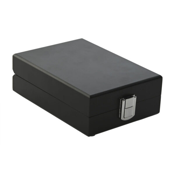 Estojo MDF Preto para Conjunto de Acessórios para Vinho Home ESPRIT Estojo em MDF preto para conjunto de acessórios para vinho Home ESPRIT