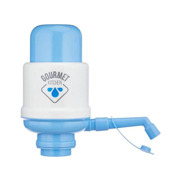 Dispenser de Água Manual 5L Gourmet Kitchen – Azul e Branco Dispenser de água manual 5L Gourmet Kitchen azul e branco para idosos e mobilidade reduzida