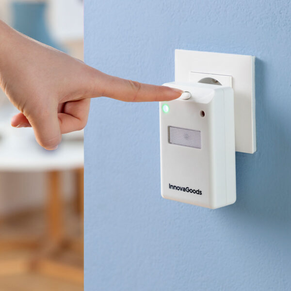 Repelente Ultrassónico InnovaGoods com LED para Insetos e Roedores – Seguro, Eficaz e Fácil de Usar Repelente Ultrassónico InnovaGoods com LED para Insetos e Roedores – Seguro, Eficaz e Fácil de Usar