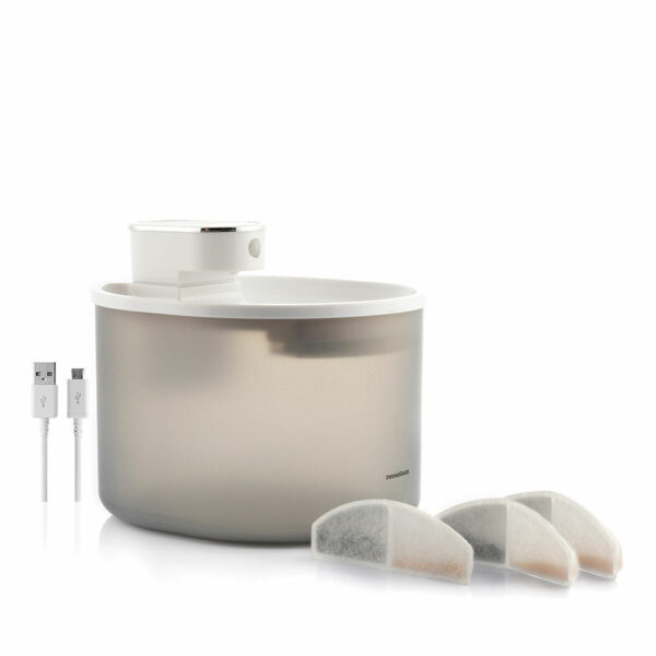 Fonte InnovaGoods para gatos com acessórios incluídos Fonte automática para gatos InnovaGoods com acessórios e cabo USB