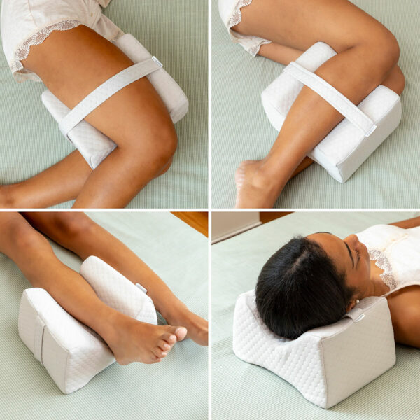 Aplicações da almofada ortopédica ergonómica V0103844_3 Almofada ortopédica multiuso aplicada em diferentes zonas do corpo