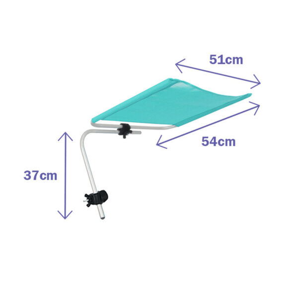 Guarda-sol Dobrável Azul 51x37x54 cm – Leve e Portátil para Idosos Guarda-sol dobrável com medidas 51x37x54 cm leve e portátil para idosos