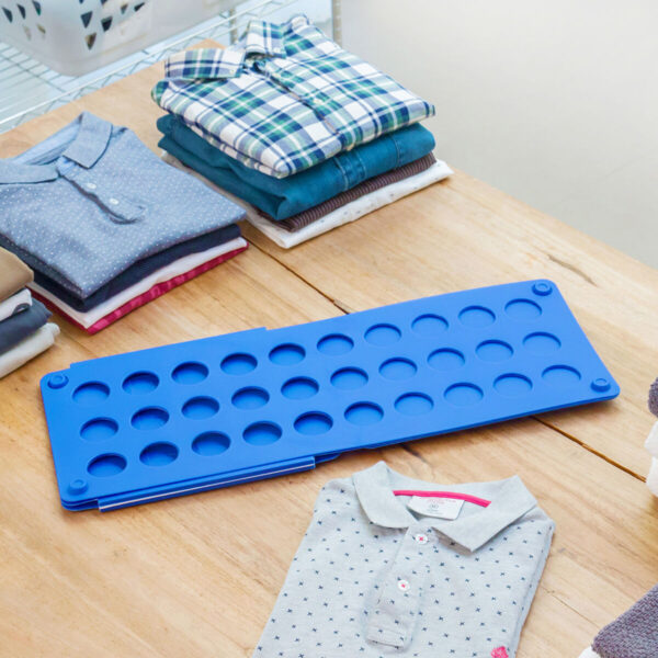 Organizador de Gavetas Modular Azul InnovaGoods – Arrumação Rápida Organizador de gavetas modular azul InnovaGoods – bandeja prática para arrumação de roupas e acessórios