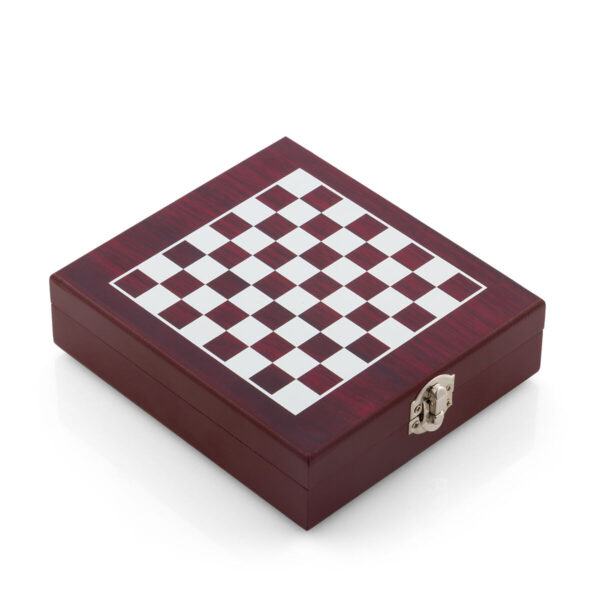 Tabuleiro de Xadrez em Madeira InnovaGoods – Jogo Clássico e Elegante Tabuleiro de xadrez em madeira elegante InnovaGoods, ideal para lazer, estratégia e presentes
