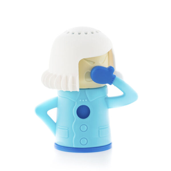 Fuming Mum InnovaGoods – Limpador de Micro-ondas a Vapor Azul Limpador de micro-ondas a vapor Fuming Mum InnovaGoods azul para remoção de gordura e odores