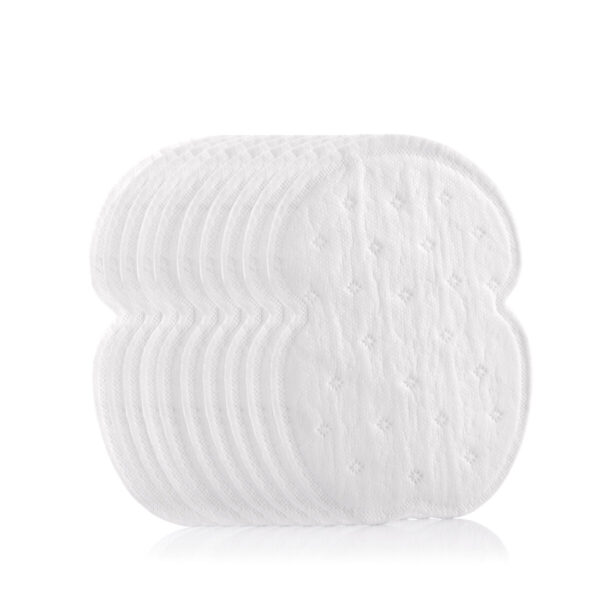 Discos Absorventes Reutilizáveis de Algodão – Conforto e Proteção para Idosos Discos absorventes reutilizáveis de algodão branco empilhados para higiene e proteção