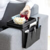 Bandeja organizadora para sofá InnovaGoods com suporte para comandos e snacks