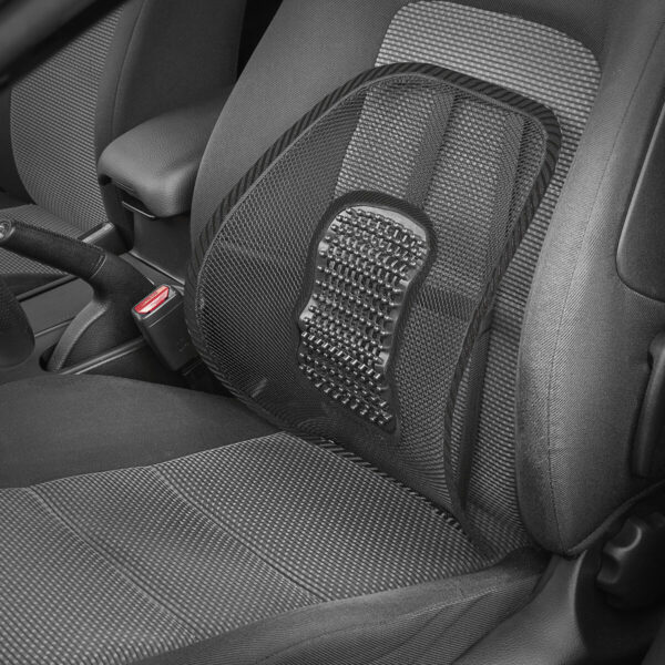 Suporte Lombar Portátil Respirável para Carro e Escritório – Conforto Diário Suporte lombar portátil respirável para cadeira e banco de carro – alívio e conforto para a coluna