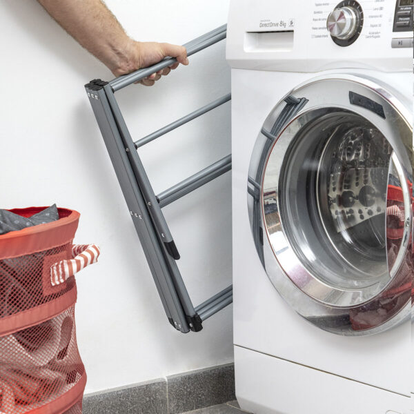 Estendal Metálico Dobrável para Interior e Exterior Estendal metálico dobrável para interior e exterior