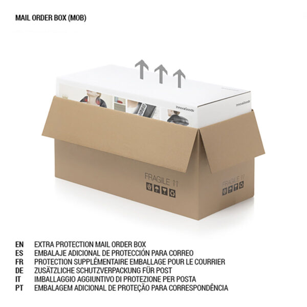 Mesa Portátil Almofada XL InnovaGoods – Embalagem logística Caixa de envio da Mesa Portátil com Almofada XL InnovaGoods