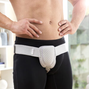 Cinta de Suporte Inguinal Masculina – Conforto e Ajuste Ergonómico Cinta de suporte inguinal para hérnia masculina com ajuste ergonómico