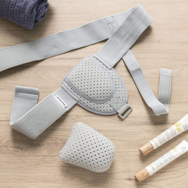 Acessórios da cinta inguinal ajustável – almofadas e tiras de fixação para suporte de hérnia