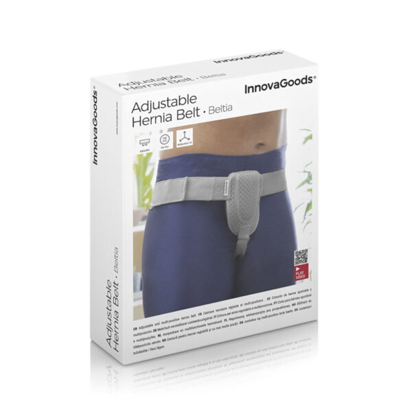 Embalagem da cinta inguinal masculina ajustável – suporte para tratamento de hérnia