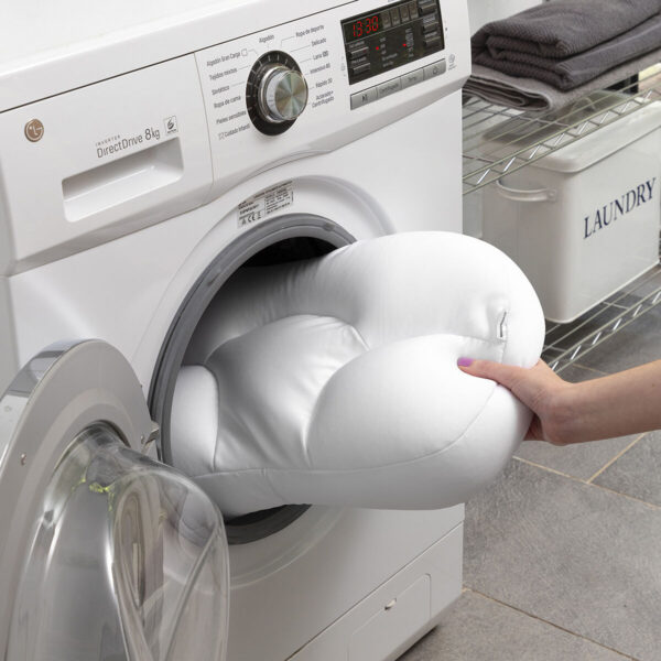Almofada Nuvem 3D Antirrugas – Lavável à Máquina e Respirável lmofada Nuvem 3D Antirrugas lavável à máquina para maior higiene e durabilidade