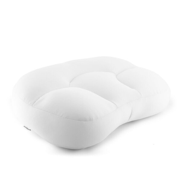 Almofada Nuvem 3D Antirrugas Branca – Apoio Cervical e Conforto Almofada Nuvem 3D Antirrugas branca – ergonómica para apoio cervical e sono reparador