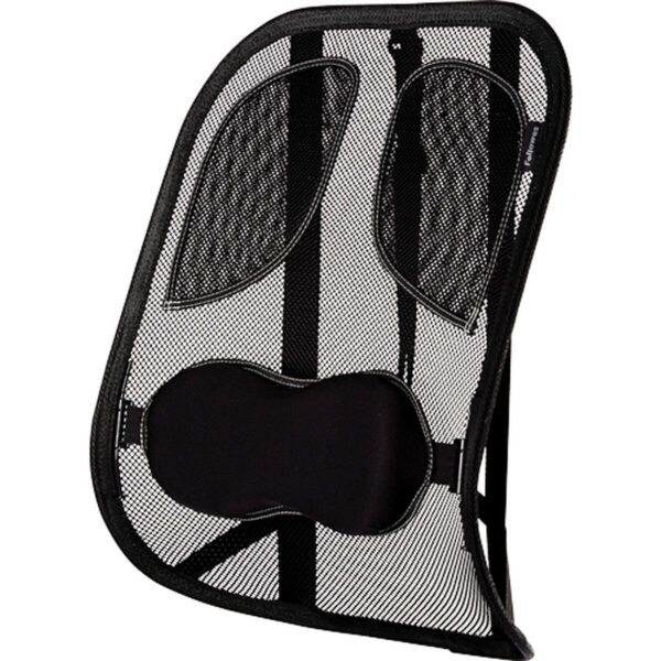 Encosto Lombar Fellowes Leggings – Apoio Ergonómico (Grafite/Preto) Encosto lombar ergonómico Fellowes – apoio para as costas, melhora a postura, malha respirável