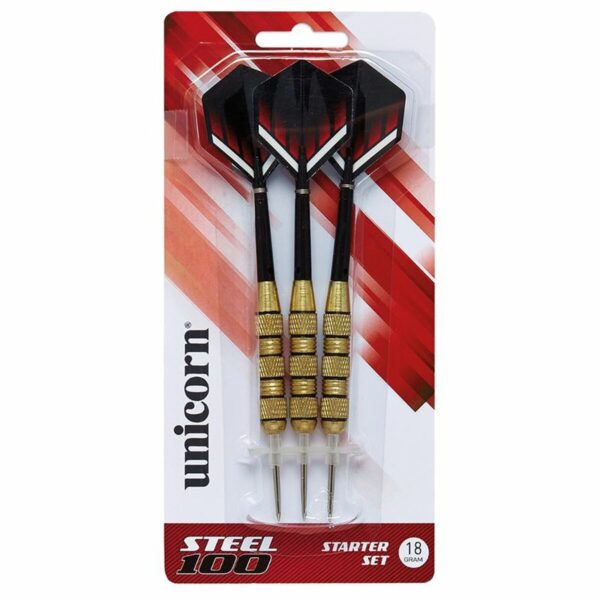 Dardos Atipick Steel 100 – 3 Unidades Dardos Atipick Steel 100 com pontas de aço – conjunto de 3 unidades.