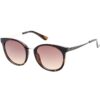 Óculos escuros femininos Guess GU7459 com lentes degradê e proteção UV400 – acetato marrom/rosa
