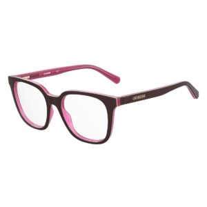 Armação Feminina Love Moschino MOL590-LHF Ø52 mm Acetato Castanho/Rosa
