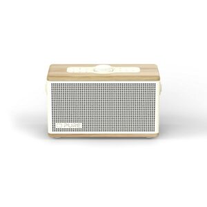 Altifalante Bluetooth portátil Pure 254373 em cor clara, grelha frontal