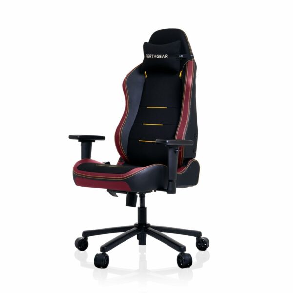 Cadeira Gaming Vertagear SL3800 — Vermelho Cadeira de gaming Vertagear SL3800 vermelha com apoio lombar e assento ergonómico
