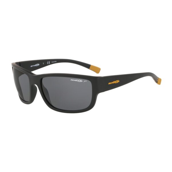 Óculos Arnette AN4256 Ø62 UV400 – Preto Unissexo Óculos escuros Arnette AN4256 preto, lentes cinzentas Ø62 mm, proteção UV400, unissexo desportivo