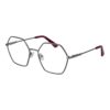 Armação de óculos feminino Guess GU2934 54071, formato geométrico, metal + acetato, leve e confortável