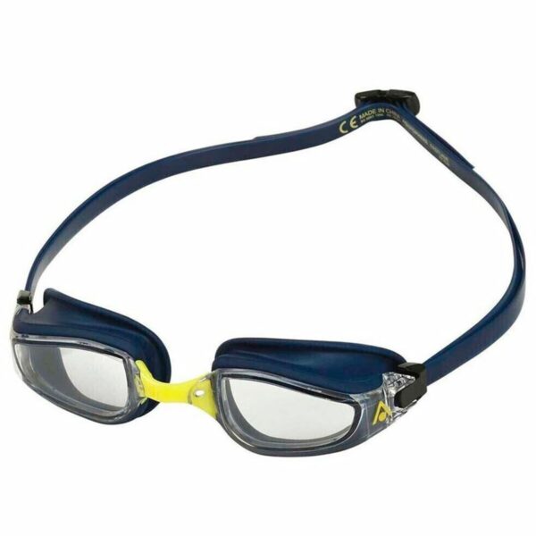 Lentes anti-embaciamento e proteção UV. Vedação macia e correia dupla para ajuste estável. Óculos de Natação Aqua Sphere Fastlane — Preto (Tamanho Único)