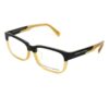 Armação de óculos masculina Porsche Design P8707 castanho 54 mm – acetato premium, design clássico