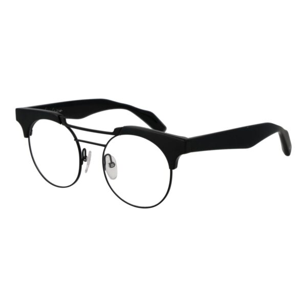 Yohji Yamamoto YY3009 49002 — Armação Feminina (Preto) Armação de óculos feminina Yohji Yamamoto YY3009 49002 preta, formato redondo, leve e ergonómica