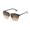 Belstaff Hatcher NEGRO-W Clip-On – armação preta com clip solar castanho Ø55 mm