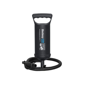 Bomba de ar Bestway 30 cm manual e portátil na cor preta com mangueira