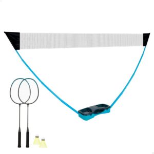 Set de Badminton Aktive – Rede portátil e raquetes Set de Badminton Aktive com rede portátil, 2 raquetes e 2 volantes