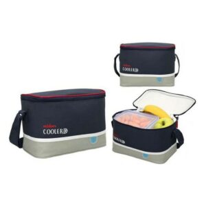 Frigorífico Portátil Colorbaby 5L Frigorífico Portátil Colorbaby Outdoor Cooler 5L cinza e azul marinho