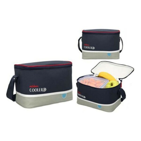 Frigorífico Portátil Colorbaby 5L Frigorífico Portátil Colorbaby Outdoor Cooler 5L cinza e azul marinho