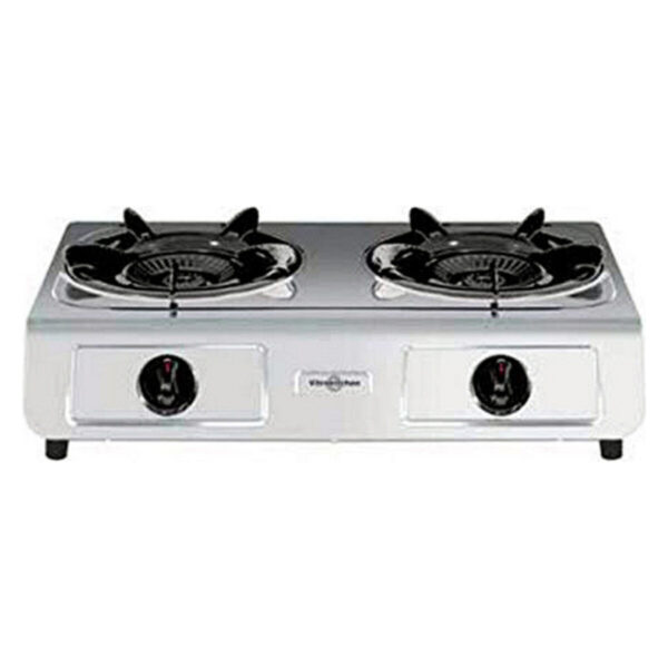 Fogão a gás Vitrokitchen 260IB BUT – 2 queimadores Fogão a gás de mesa Vitrokitchen 260IB BUT com 2 queimadores, cor branca