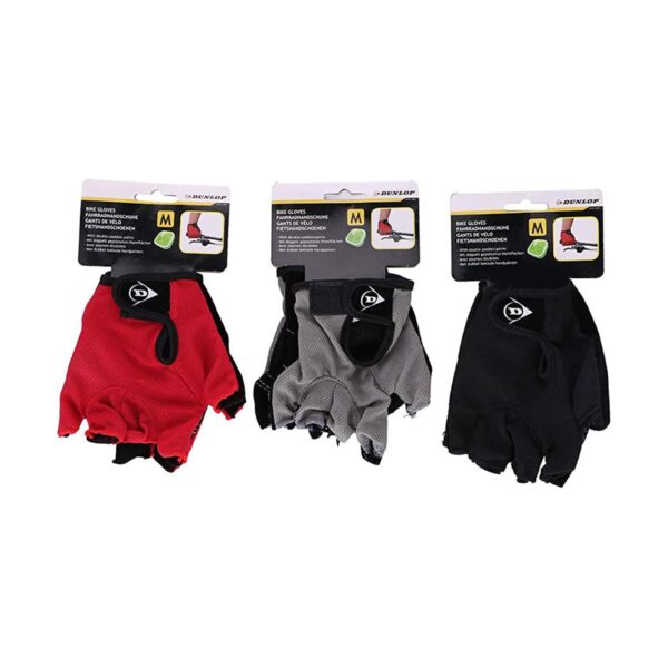 Luvas de Ciclismo Dunlop M com fecho em velcro Luvas de Ciclismo Dunlop tamanho M em várias cores