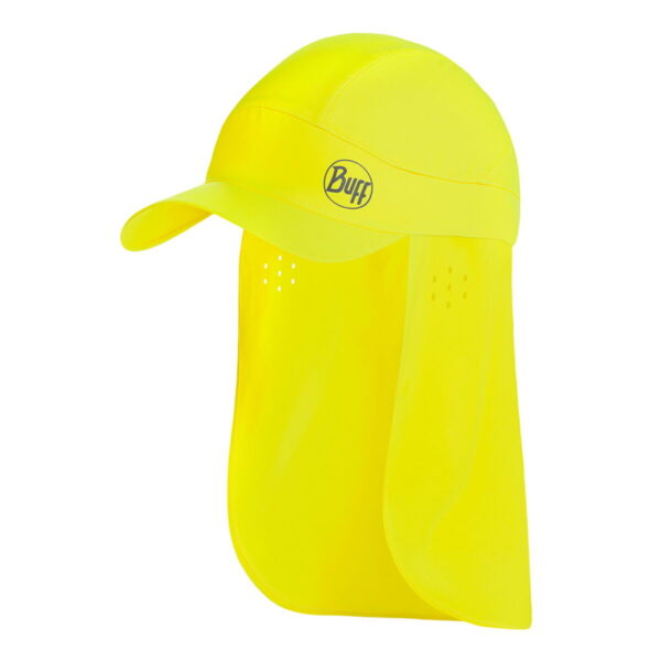 Boné Buff Pack Cap Bimini Amarelo Flúor Boné Buff com protetor de nuca amarelo flúor unissexo