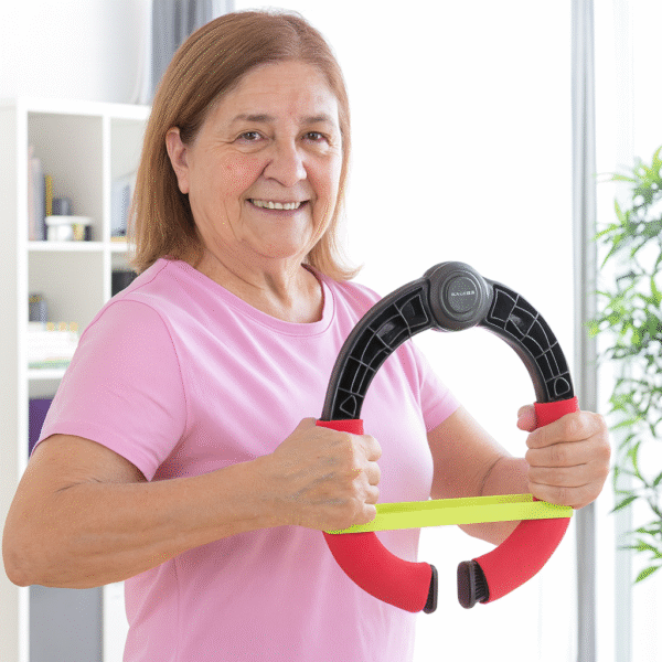 V0103327Exercitador de Braços InnovaGoods com bandas elásticas Exercitador de Braços Regulável com Resistência e Guia InnovaGoods